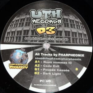 Neuf / Techno, Hard Techno & Trance Vinyl Hardtek, Tribe et Freetekno - Underground Terhappy Records Uth 03 Pharpheonix