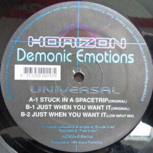 Vinyl / Occasion Techno Hardtechno Trance - Horizon Records Hor004-5 Universal – Demonic Emotions 12'