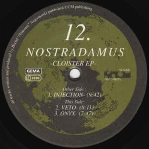 Techno, Hard Techno & Trance / Vinyl Vinyles d’occasion - Noom Records 012-6 Cloister Ep Nostradamus 12',