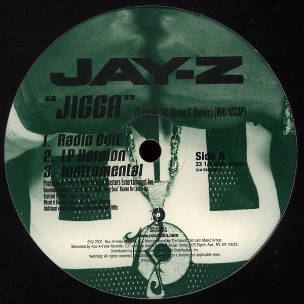 ロッカフェラ・レコード 314 588 930-1 ジガ / レネゲード - ジェイ・Z