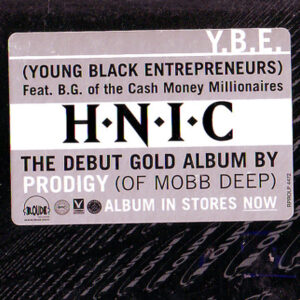 Vinyl / Hip Hop Occasion - Loud Records RPROLP 4472 Y.B.E. (Young Black Entrepreneurs) Prodigy 12", Promo