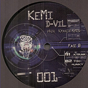 Vinyl / Neuf Hardtek Tribe Freetekno - Kraken Krew KEMI 01 D​-​Vil D-ViL pH:4 12"