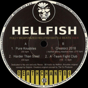 Vinyl / Neuf Hardcore - Deathchant 86 Fully Weaponized Hellfish Battle Beats Vol 4 12"