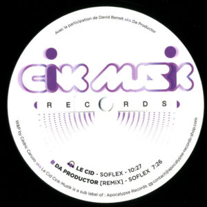 Vinyl / Neuf Techno Hardtechno Trance - Cink Muzik CINK004 Soflex Le Cid Da Productor 12", Ltd, Num