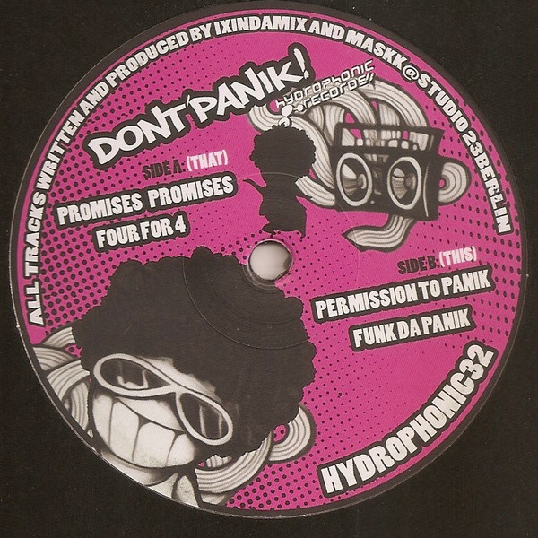 Vinyl / Neuf Techno Hardtechno Trance - Hydrophonic Records 32 Funk Da Panik Don't Panik! 12"