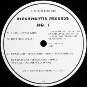 Vinyl / Neuf Hardcore - Rigormortis Records RR1 No. 1 Various 12", Ltd