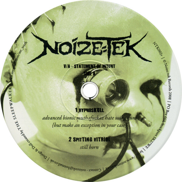 Vinyl / Neuf Break Dub Hardcore - Noizetek Recordings NTK002v Statement Of Intent Various 12"