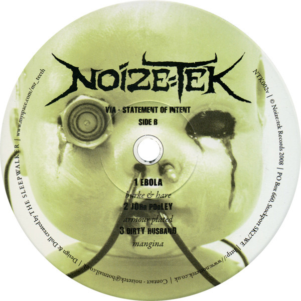 Vinyl / Neuf Break Dub Hardcore - Noizetek Recordings NTK002v Statement Of Intent Various 12"