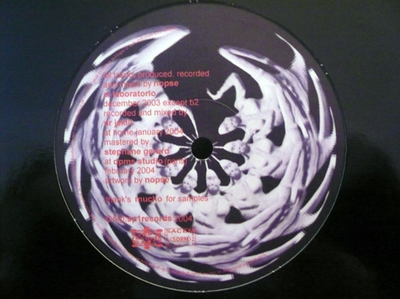 Vinyl / Neuf Break Dub Techno Hardtechno Trance - SP1 Records sp002 Untitled Nopse 12"
