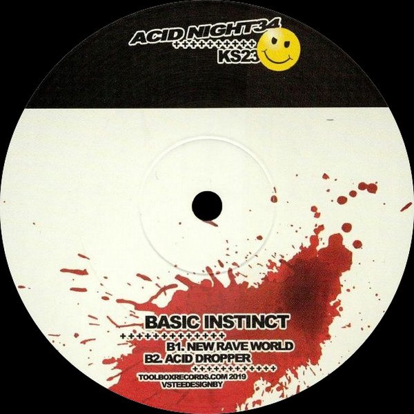 Vinyl / Neuf Hardtek Tribe Freetekno Techno Hardtechno Trance - Acid Night NIGHT34 Basic Instinct Ks23 12"