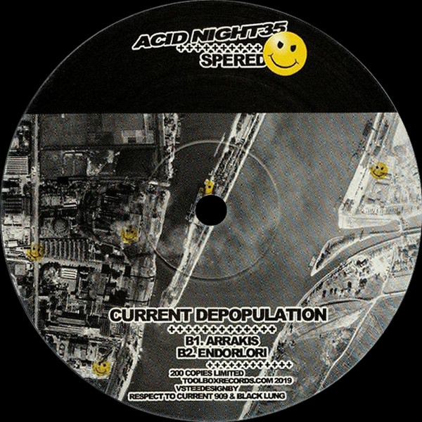Vinyl / Neuf Hardtek Tribe Freetekno Techno Hardtechno Trance - Acid Night NIGHT35 Current Depopulation Spered 12"