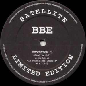 Vinyl / Occasion Techno Hardtechno Trance - Satellite (5) SAT-V-97 001 Revision B.B.E. 12", Ltd