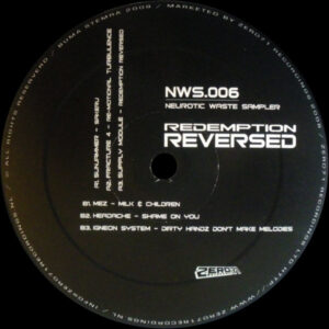 Vinyl / Neuf Break Dub Hardcore - Neurotic Waste NWS.006 Sampler 006: Redemption Reversed Various 12", Smplr