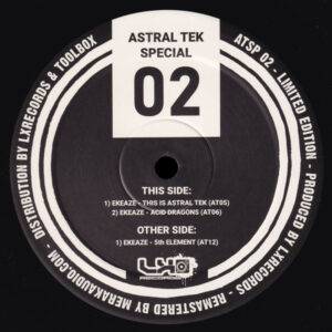 Vinyl / Neuf Hardtek Tribe Freetekno Techno Hardtechno Trance - Astral Tek ATSP 02 Special Ekeaze 12", Ltd
