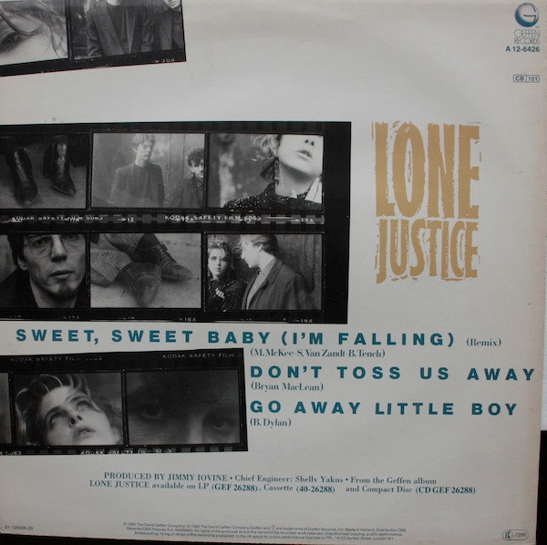 Vinyl / Occasion Rock Punk - Geffen Records, Records GEFA 12-6426, A 12-6426 Sweet, Sweet Baby (I'm Falling) (Remix)