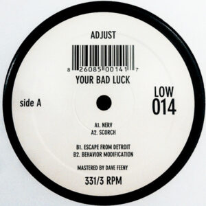 Vinyl / Neuf Hardcore Techno Hardtechno Trance - Low Res Records 014 Your Bad Luck Adjust 12"