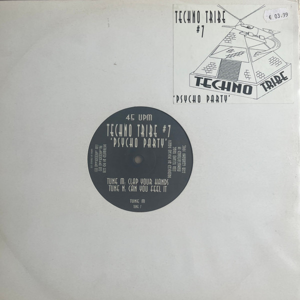 Vinyl / Occasion Techno Hardtechno Trance - Tribe TUNE 7 Clap Your Hands Can You Feel It Psycho Party 12"