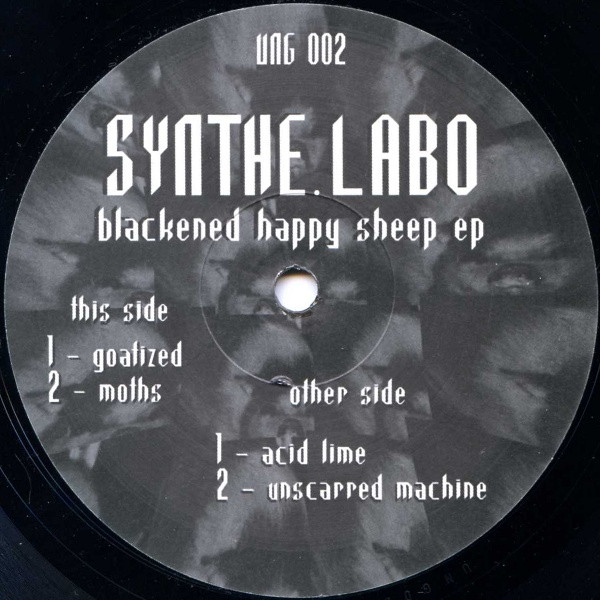 Vinyl / Neuf Break Dub House Electro Minimal - Untravelled Ground UNG 002 Blackened Happy Sheep EP Synthe.Labo 12",