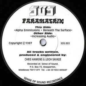 Vinyl / Break Dub Occasion - Sense Of Sound Recordings SOS.002 Untitled Paramatrix 12"