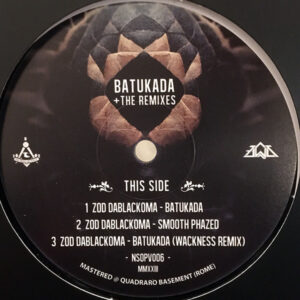 Vinyl / Neuf House Electro Minimal Techno Hardtechno Trance - No Sense Of Place Records NSOPV006 Batukada Zod Dablackoma