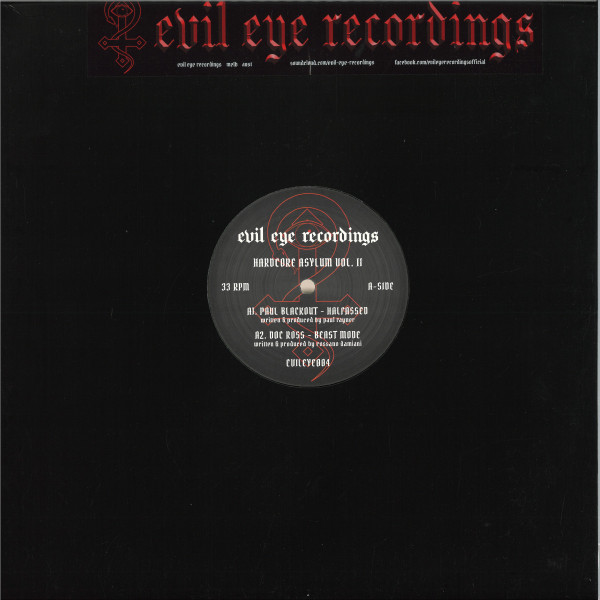 Vinyl / Neuf Drum And Bass Jungle Hardcore - Evil Eye Recordings EVILEYE004 Asylum Vol. II Various 12"