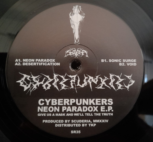 Vinyl / Neuf Techno Hardtechno Trance - Scuderia SR35 Neon Paradox E.P. Cyberpunkers 12", EP, Ltd
