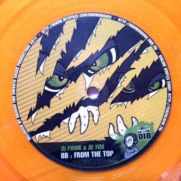 Vinyl / Neuf Break Dub Drum And Bass Jungle - Orange 018 The Monster From Top DJ Panik (3) Yox 12", Ora