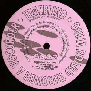 Vinyl / Occasion Techno Hardtechno Trance - Communique Records C 022 Ouija Board Through A Vocoder Timeblind 2x12"