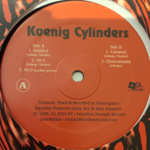 Vinyl / Neuf Hardcore Techno Hardtechno Trance - IST Records IST002 RP 99.9 Koenig Cylinders 12"