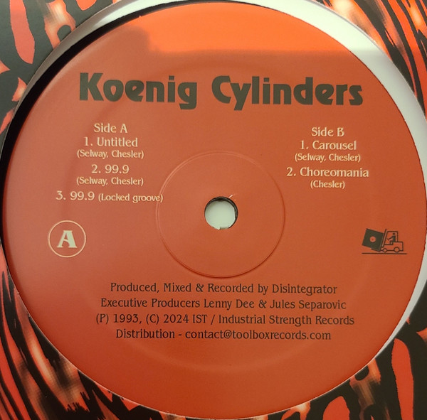 Vinyl / Neuf Hardcore Techno Hardtechno Trance - IST Records IST002 RP 99.9 Koenig Cylinders 12"
