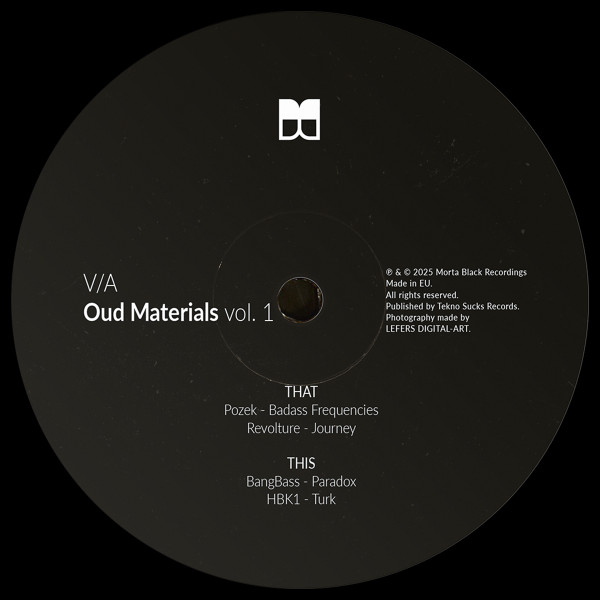 Vinyl / Neuf Hardcore Techno Hardtechno Trance - Morta Black Recordings MORTA05 Oud Materials vol. 1 Various 12"