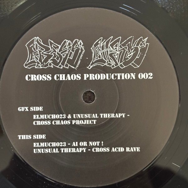 Vinyl / Neuf Hardtek Tribe Freetekno - Cross Chaos Production CC002 002 elmucho23, Unusual Therapy 12", Ltd