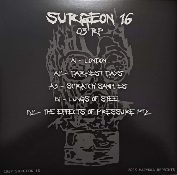 Vinyl / Neuf Hardcore - Mazykka Reprints MZKRPS-6 London Pressurehead 12"