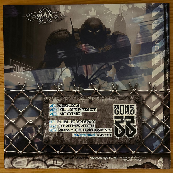 Vinyl / Neuf Hardcore Hardtek Tribe Freetekno - Sound System (4) STM006 006 Zone-33 12", Ltd, Blu