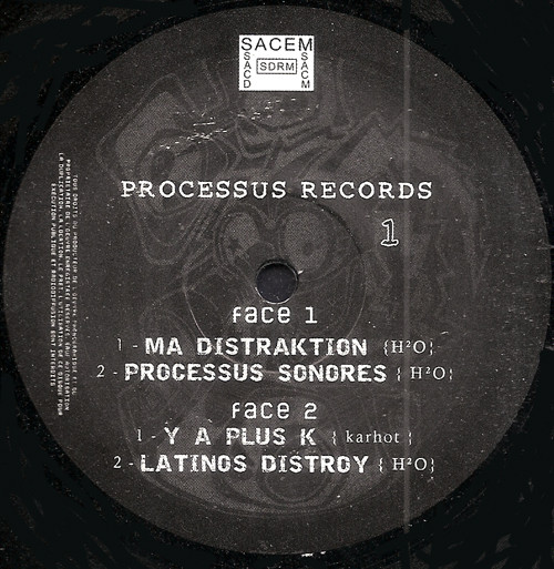 Vinyl / Hardcore Occasion - Processus Records PROCESSUS01 Ma Distraktion H²O (2) & Karhot 12"