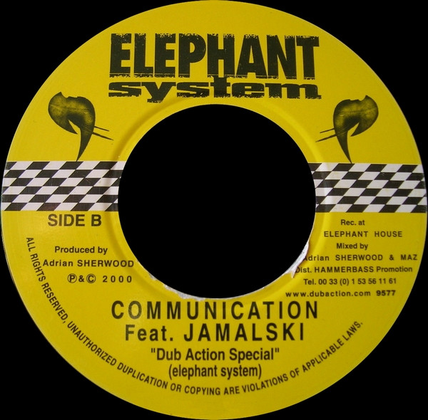 Vinyl / Break Dub Occasion Reggae - Action 00095 77 Communication Elephant System 7"