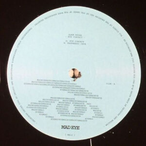 Vinyl / Neuf House Electro Minimal Techno Hardtechno Trance - Mad Eye ME12 Contact Adam Beyer 12"