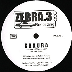 Vinyl / Neuf House Electro Minimal - Zebra 3 Recording ZB3-001 Kill Huggy Bear EP Sakura 12"