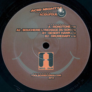 Vinyl / Neuf Hardcore Techno Hardtechno Trance - Acid Night NIGHT14 Monotone Up Dub 12", Ltd