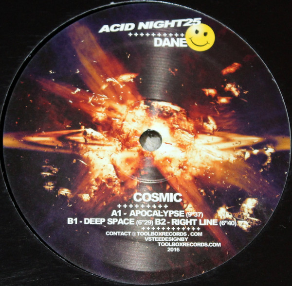 Vinyl / Neuf Hardtek Tribe Freetekno - Acid Night NIGHT25 Cosmic Dane 12"