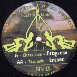 Vinyl / Neuf Hardtek Tribe Freetekno - Sulfurik SFK 04 Untitled Foxtrot & Lilian (3) 12"