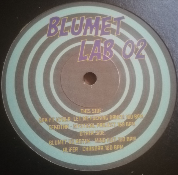 Vinyl / Neuf Hardtek Tribe Freetekno - Blumet Lab BLM002 02 Various 12"
